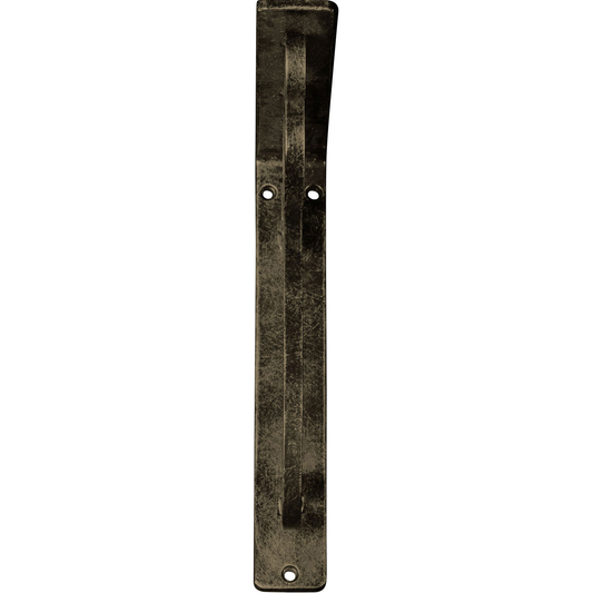 1 1/2"W X 7 1/2"D X 10"H Avery Wrought Iron , (Single Center Brace), Antiqued Pale Gold Furniture > Cabinets & Storage > Ironing Centers Ekena Millwork 1 1/2"W x 7 1/2"D x 10"H Antiqued Pale Gold