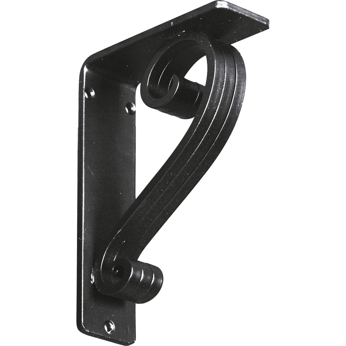 1 1/2"W X 10"D X 12"H Edwards Wrought Iron , (Single Center Brace), Antiqued Brass Furniture > Cabinets & Storage > Ironing Centers Ekena Millwork 2"W x 5 1/2"D x 8"H Powder Coated Black