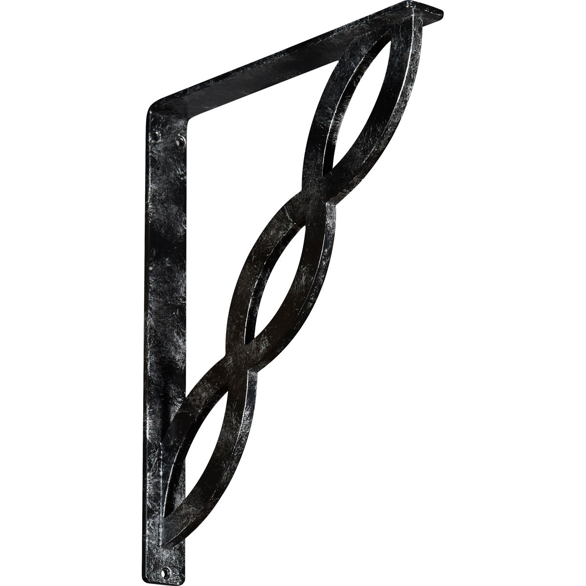 1 1/2"W X 10"D X 12"H Loera Wrought Iron , (Single Center Brace), Antiqued Brass Furniture > Cabinets & Storage > Ironing Centers Ekena Millwork 1 1/2"W x 12"D x 15"H Antiqued Silver