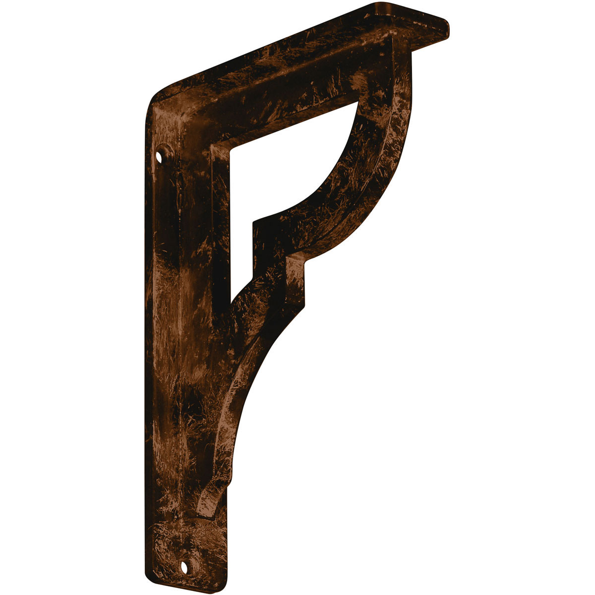 2"W X 12"D X 15"H Bradford Wrought Iron , (Triple Center Brace), Antiqued Bronze Furniture > Cabinets & Storage > Ironing Centers Ekena Millwork 1 1/2"W x 5 1/2"D x 8"H Antiqued Bronze