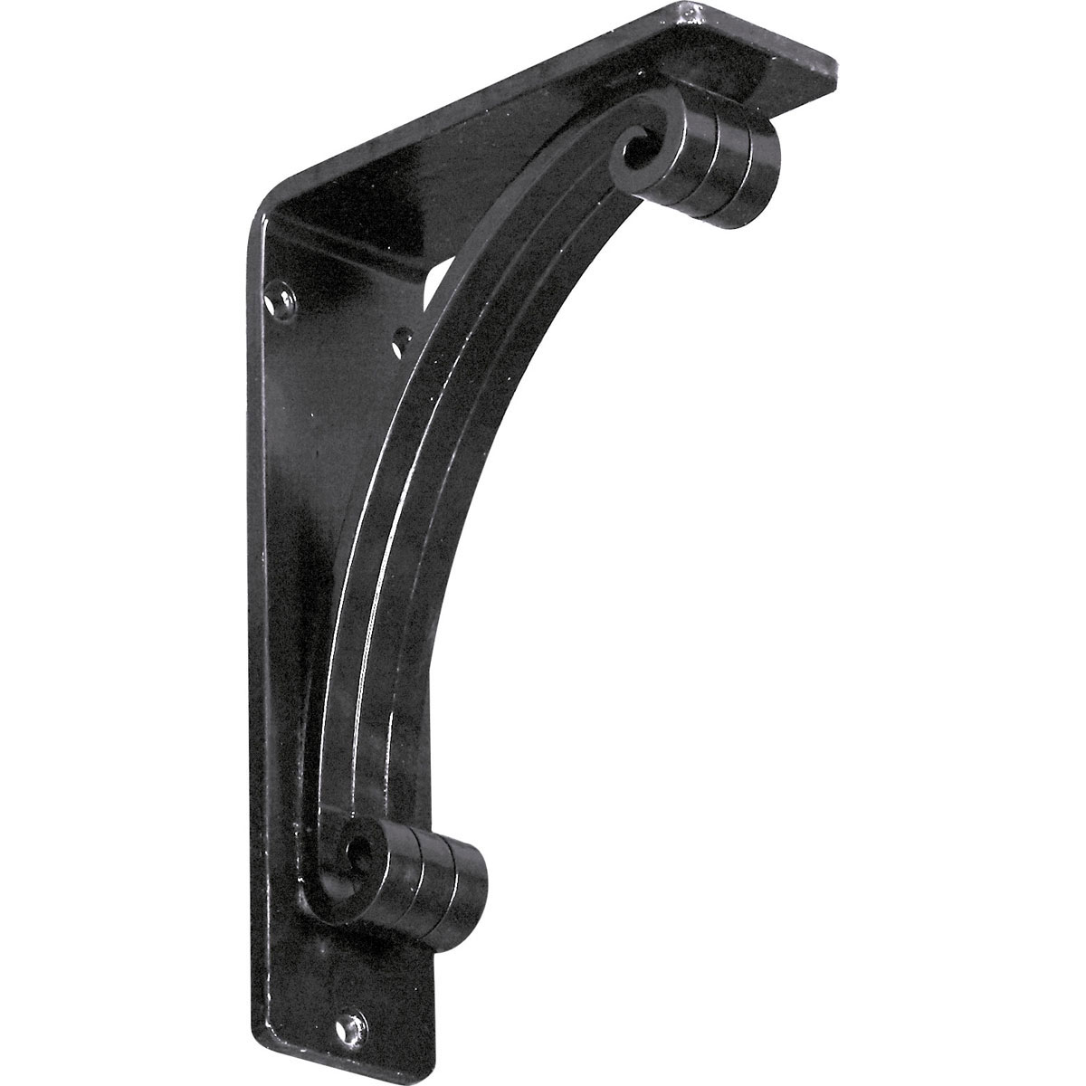 2"W X 5 1/2"D X 8"H Legacy Wrought Iron , (Triple Center Brace), Antiqued Bronze Furniture > Cabinets & Storage > Ironing Centers Ekena Millwork 2"W x 5 1/2"D x 8"H Powder Coated Black