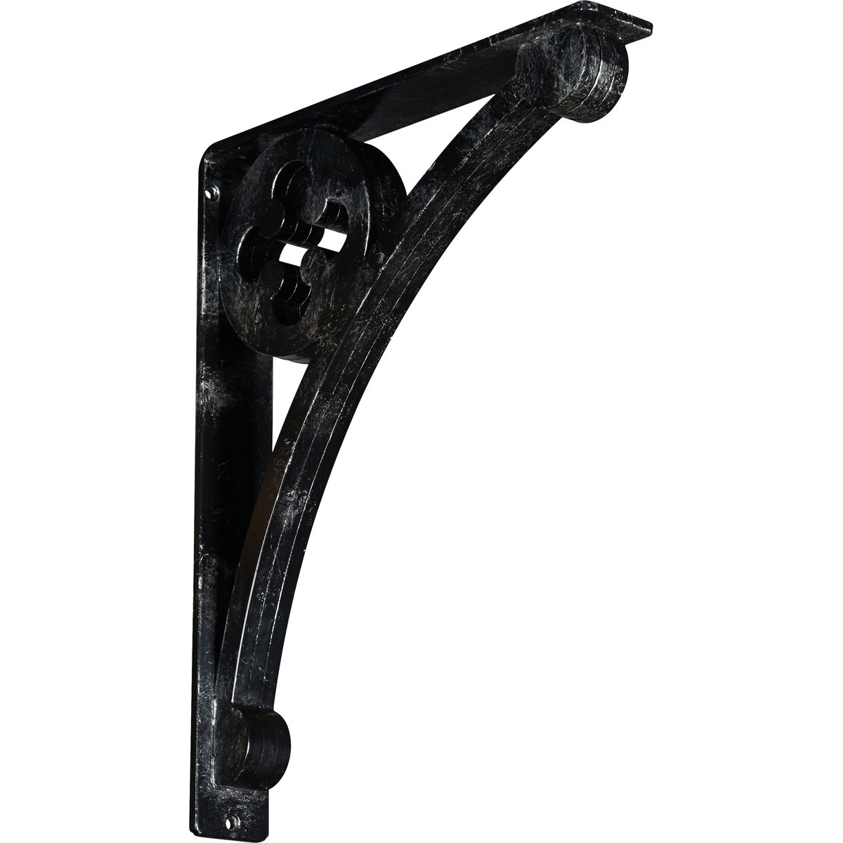 1 1/2"W X 12"D X 15"H Crawley Wrought Iron , (Single Center Brace), Antiqued Copper Furniture > Cabinets & Storage > Ironing Centers Ekena Millwork 2" W x 12" D x 15" H Silver