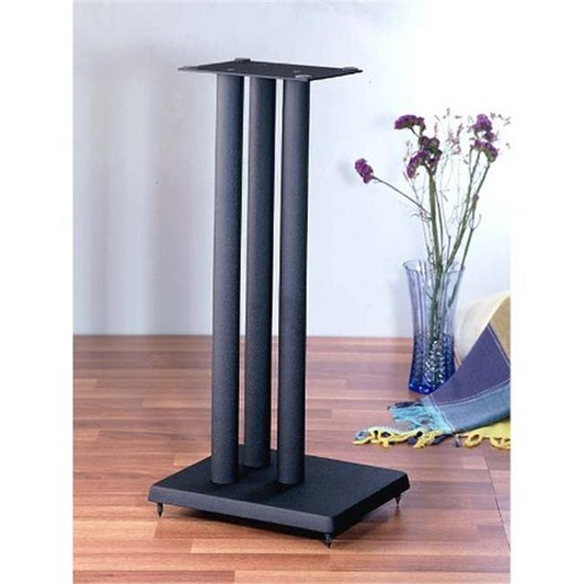 VTI Manufacturing RF19 19 In. H&#44; Iron Center Channel Speaker Stand - Black