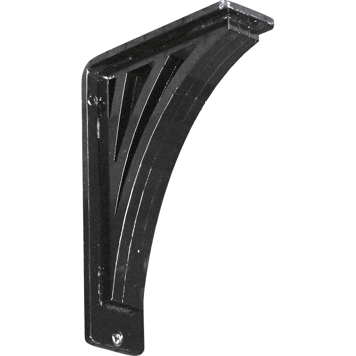 1 1/2"W X 7 1/2"D X 10"H Nevio Wrought Iron , (Single Center Brace), Antiqued Bronze Furniture > Cabinets & Storage > Ironing Centers Ekena Millwork 2"W x 5 1/2"D x 8"H Antiqued Brass