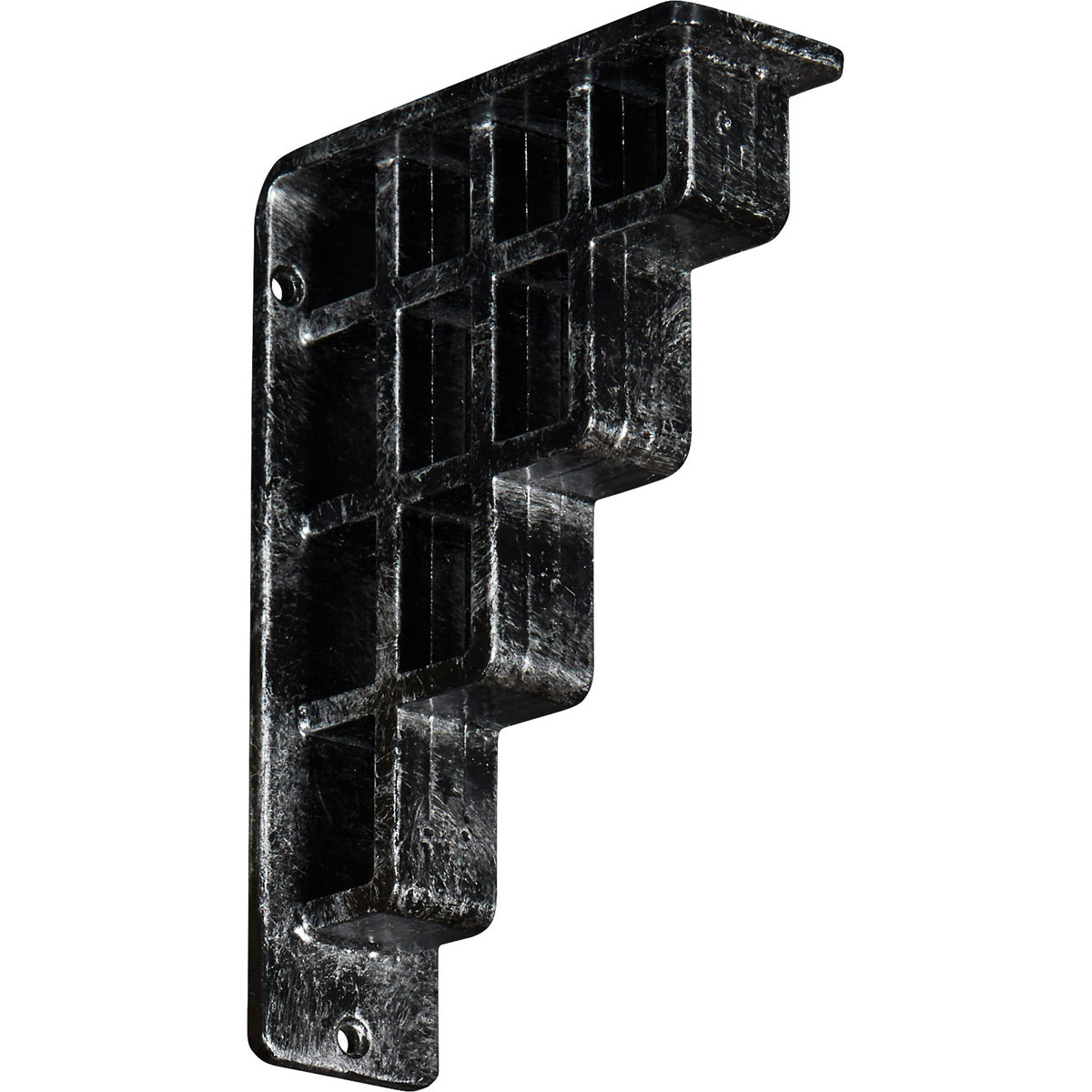 1 1/2"W X 7 1/2"D X 10"H Diane Wrought Iron , (Single Center Brace), Antiqued Bronze Furniture > Cabinets & Storage > Ironing Centers Ekena Millwork 2"W x 5 1/2"D x 8"H Antiqued Silver