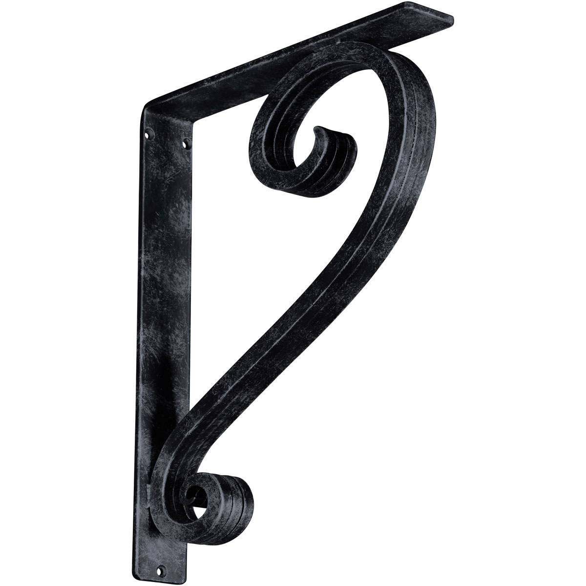 1 1/2"W X 10"D X 12"H Edwards Wrought Iron , (Single Center Brace), Antiqued Brass Furniture > Cabinets & Storage > Ironing Centers Ekena Millwork 2" W x 12" D x 15" H Antiqued Pewter