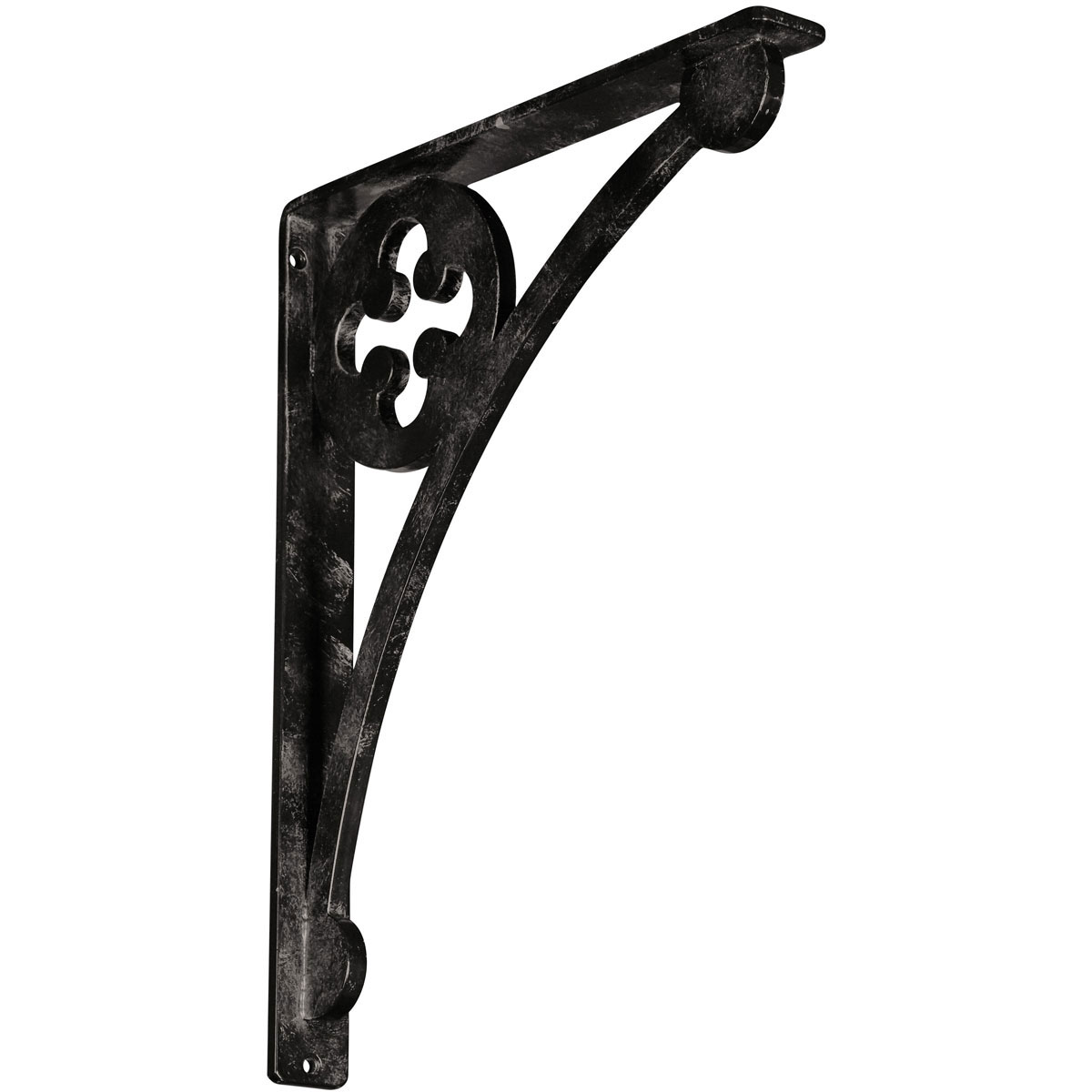 1 1/2"W X 12"D X 15"H Crawley Wrought Iron , (Single Center Brace), Antiqued Copper Furniture > Cabinets & Storage > Ironing Centers Ekena Millwork 1 1/2"W x 12"D x 15"H Antiqued Warm Silver
