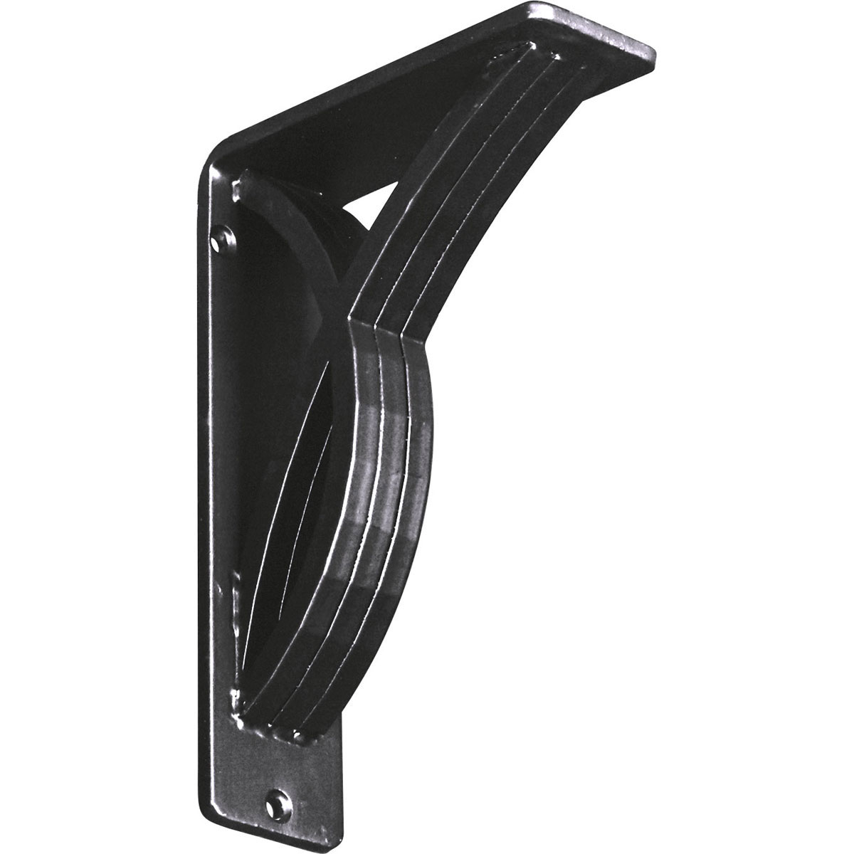 1 1/2"W X 7 1/2"D X 10"H Miller Wrought Iron , (Single Center Brace), Antiqued Bronze Furniture > Cabinets & Storage > Ironing Centers Ekena Millwork 2"W x 5 1/2"D x 8"H Powder Coated Black