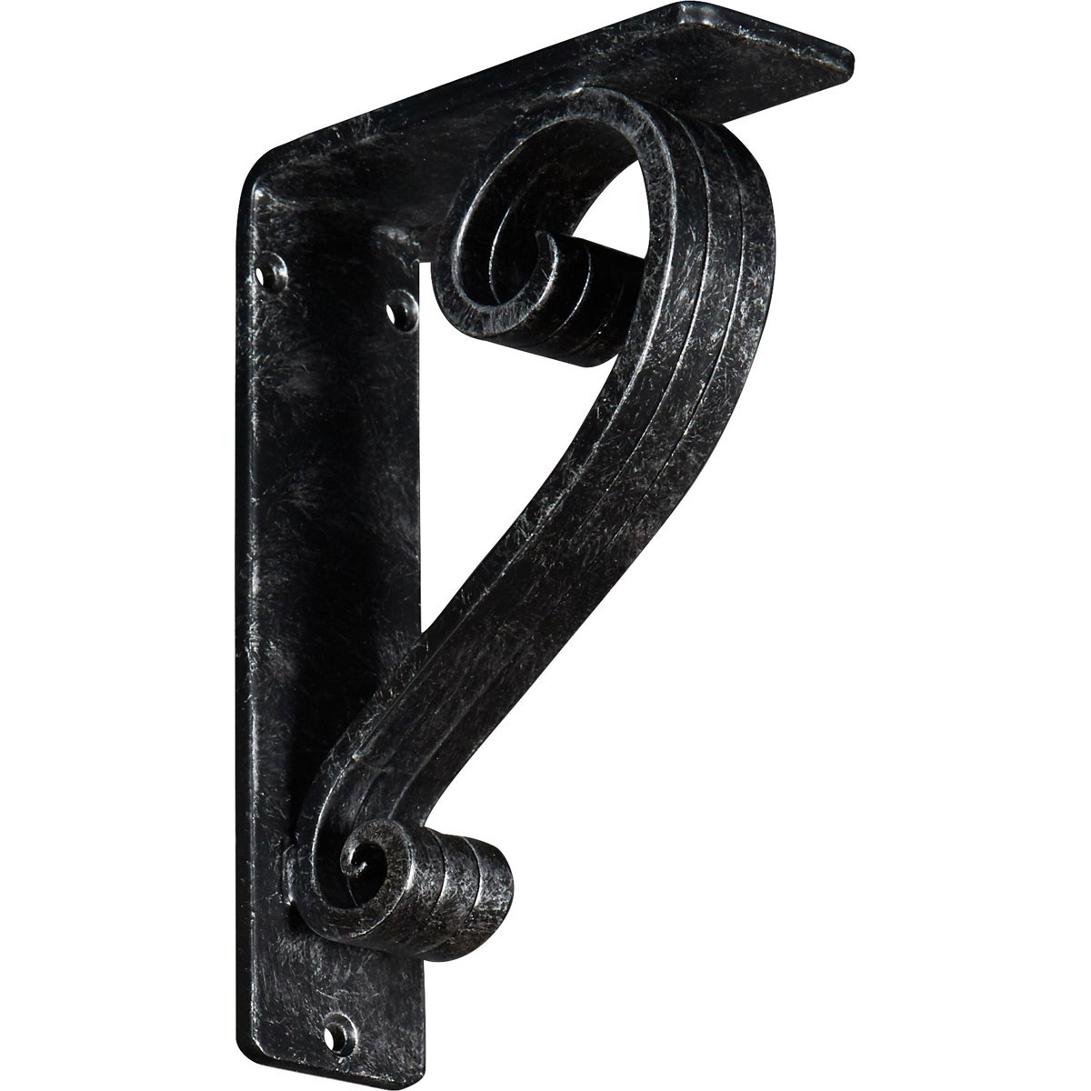 1 1/2"W X 10"D X 12"H Edwards Wrought Iron , (Single Center Brace), Antiqued Brass Furniture > Cabinets & Storage > Ironing Centers Ekena Millwork 2"W x 5 1/2"D x 8"H Silver