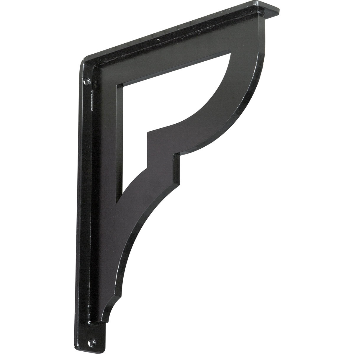 2"W X 12"D X 15"H Bradford Wrought Iron , (Triple Center Brace), Antiqued Bronze Furniture > Cabinets & Storage > Ironing Centers Ekena Millwork 1 1/2"W x 10"D x 12"H Powder Coated Black