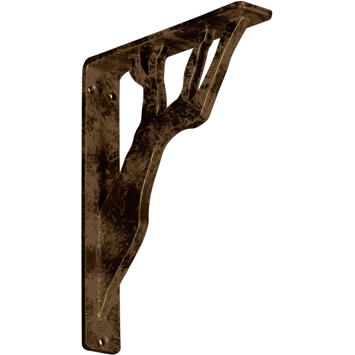 1 1/2"W X 12"D X 15"H Damon Wrought Iron , (Single Center Brace), Antiqued Copper Furniture > Cabinets & Storage > Ironing Centers Ekena Millwork 1 1/2"W x 7 1/2"D x 10"H Antiqued Brass