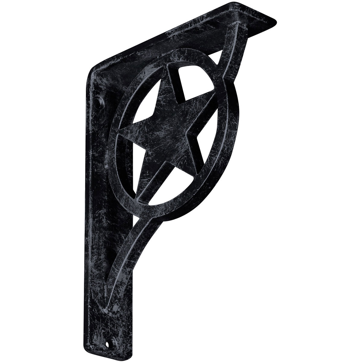 1 1/2"W X 7 1/2"D X 10"H Austin Wrought Iron , (Single Center Brace), Antiqued Pale Gold Furniture > Cabinets & Storage > Ironing Centers Ekena Millwork 1 1/2"W x 5 1/2"D x 8"H Antiqued Pewter