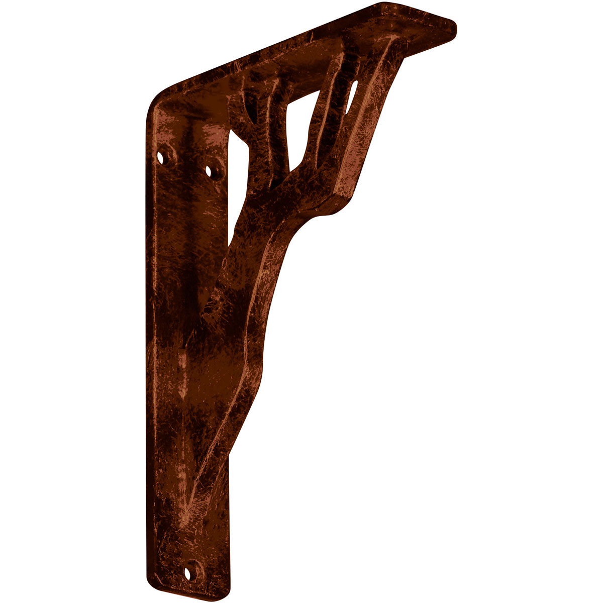 1 1/2"W X 12"D X 15"H Damon Wrought Iron , (Single Center Brace), Antiqued Copper Furniture > Cabinets & Storage > Ironing Centers Ekena Millwork 1 1/2"W x 5 1/2"D x 8"H Antiqued Copper