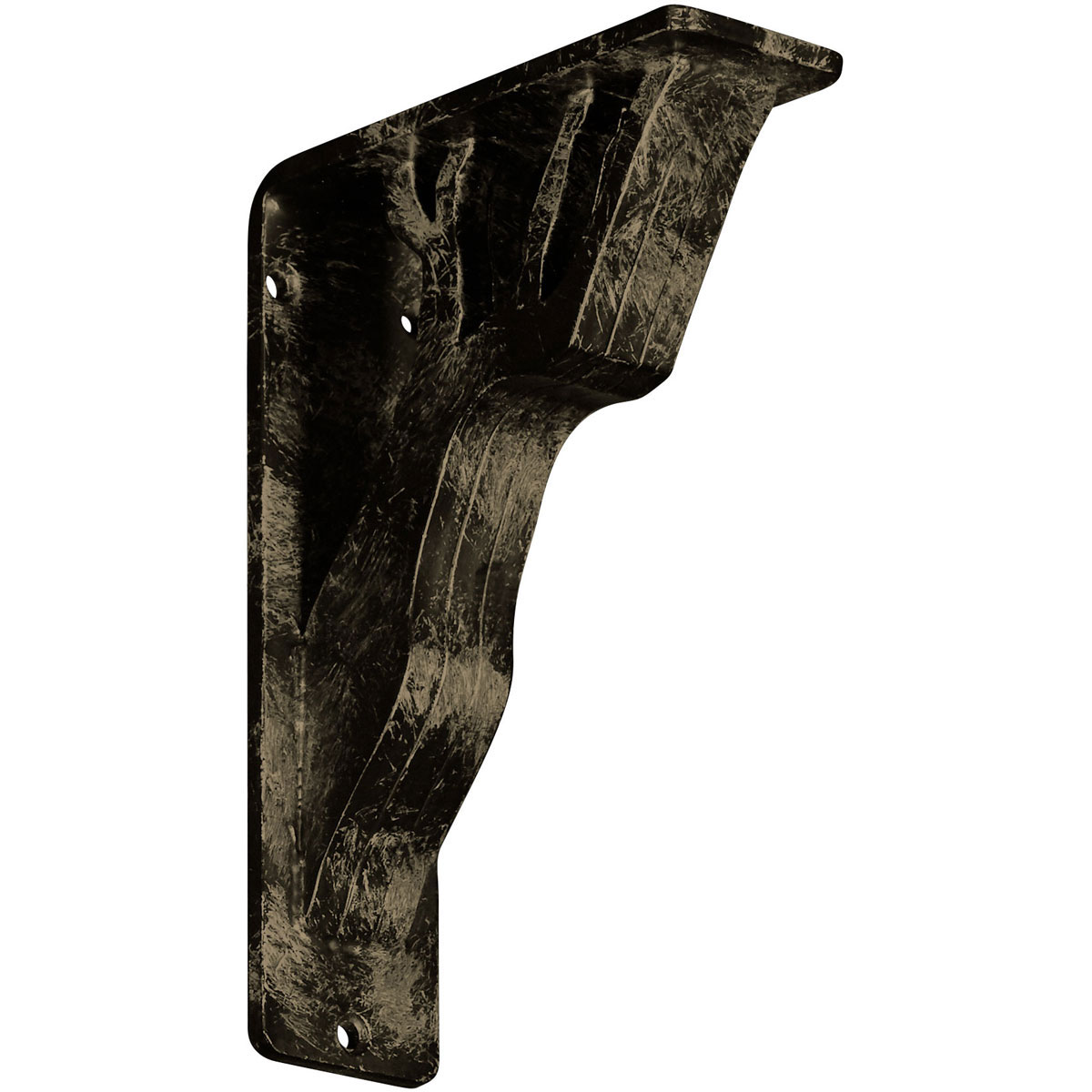 1 1/2"W X 12"D X 15"H Damon Wrought Iron , (Single Center Brace), Antiqued Copper Furniture > Cabinets & Storage > Ironing Centers Ekena Millwork 2"W x 5 1/2"D x 8"H Antiqued Pale Gold