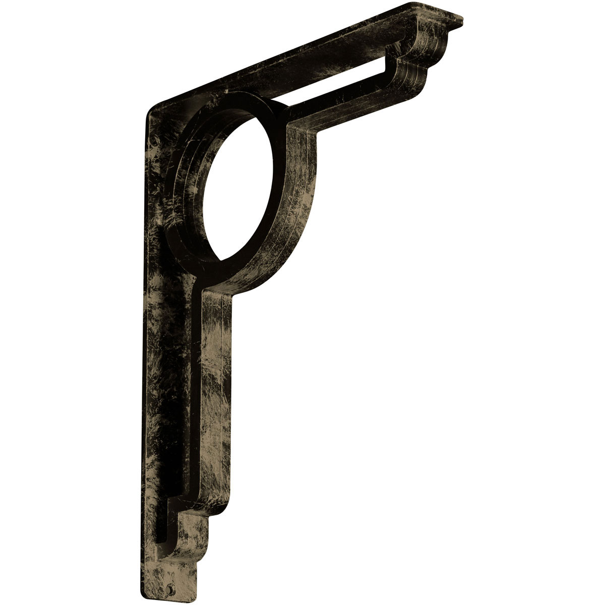 1 1/2"W X 7 1/2"D X 10"H Maria Wrought Iron , (Single Center Brace), Antiqued Brass Furniture > Cabinets & Storage > Ironing Centers Ekena Millwork 2" W x 12" D x 15" H Antiqued Pale Gold