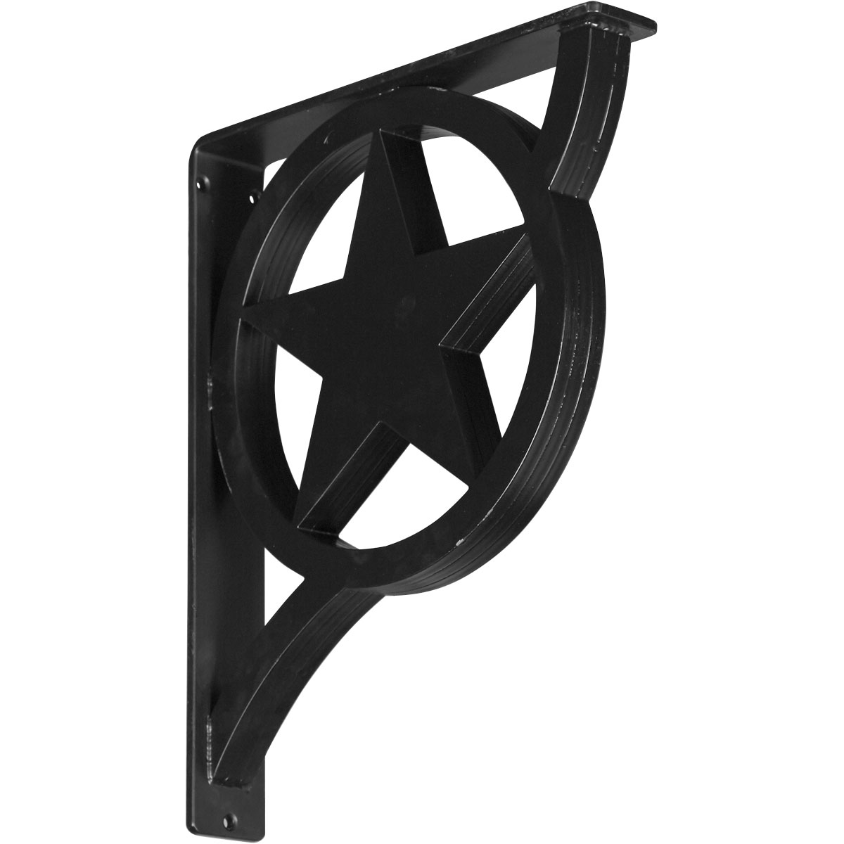 1 1/2"W X 7 1/2"D X 10"H Austin Wrought Iron , (Single Center Brace), Antiqued Pale Gold Furniture > Cabinets & Storage > Ironing Centers Ekena Millwork 2" W x 12" D x 15" H Powder Coated Black
