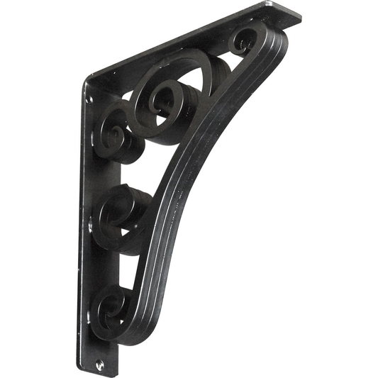 2"W X 10"D X 12"H Tristan Wrought Iron , (Triple Center Brace), Antiqued Brass Furniture > Cabinets & Storage > Ironing Centers Ekena Millwork 2" W x 10" D x 12" H Antiqued Brass