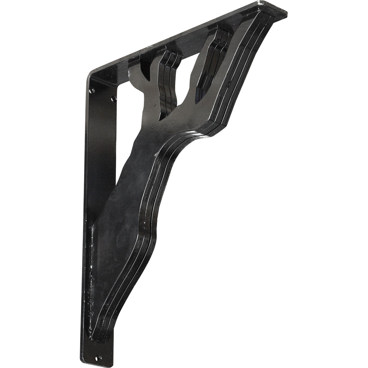 1 1/2"W X 12"D X 15"H Damon Wrought Iron , (Single Center Brace), Antiqued Copper Furniture > Cabinets & Storage > Ironing Centers Ekena Millwork 2" W x 12" D x 15" H Powder Coated Black
