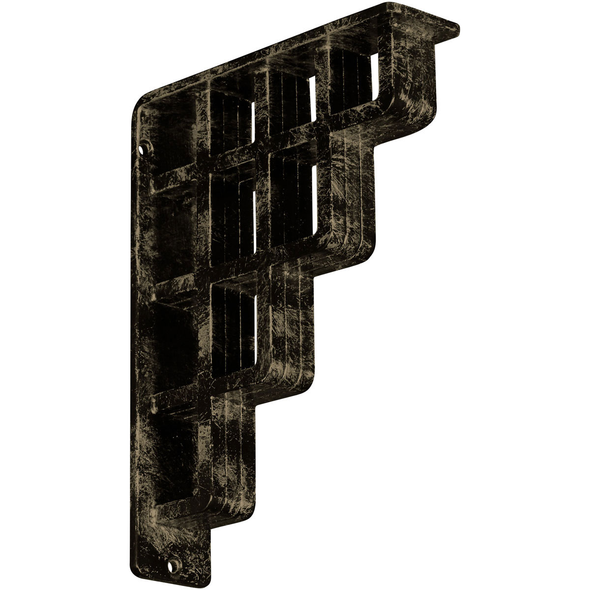 1 1/2"W X 12"D X 15"H Diane Wrought Iron , (Single Center Brace), Antiqued Copper Furniture > Cabinets & Storage > Ironing Centers Ekena Millwork 2"W x 7 1/2"D x 10"H Antiqued Pale Gold