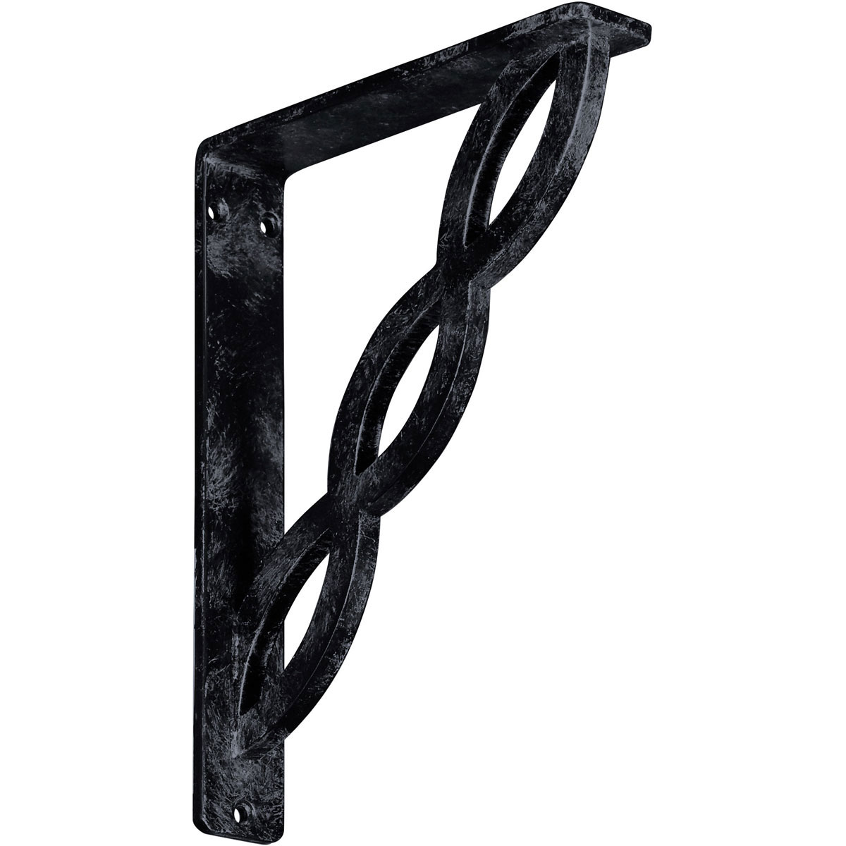1 1/2"W X 10"D X 12"H Loera Wrought Iron , (Single Center Brace), Antiqued Brass Furniture > Cabinets & Storage > Ironing Centers Ekena Millwork 1 1/2"W x 7 1/2"D x 10"H Antiqued Pewter