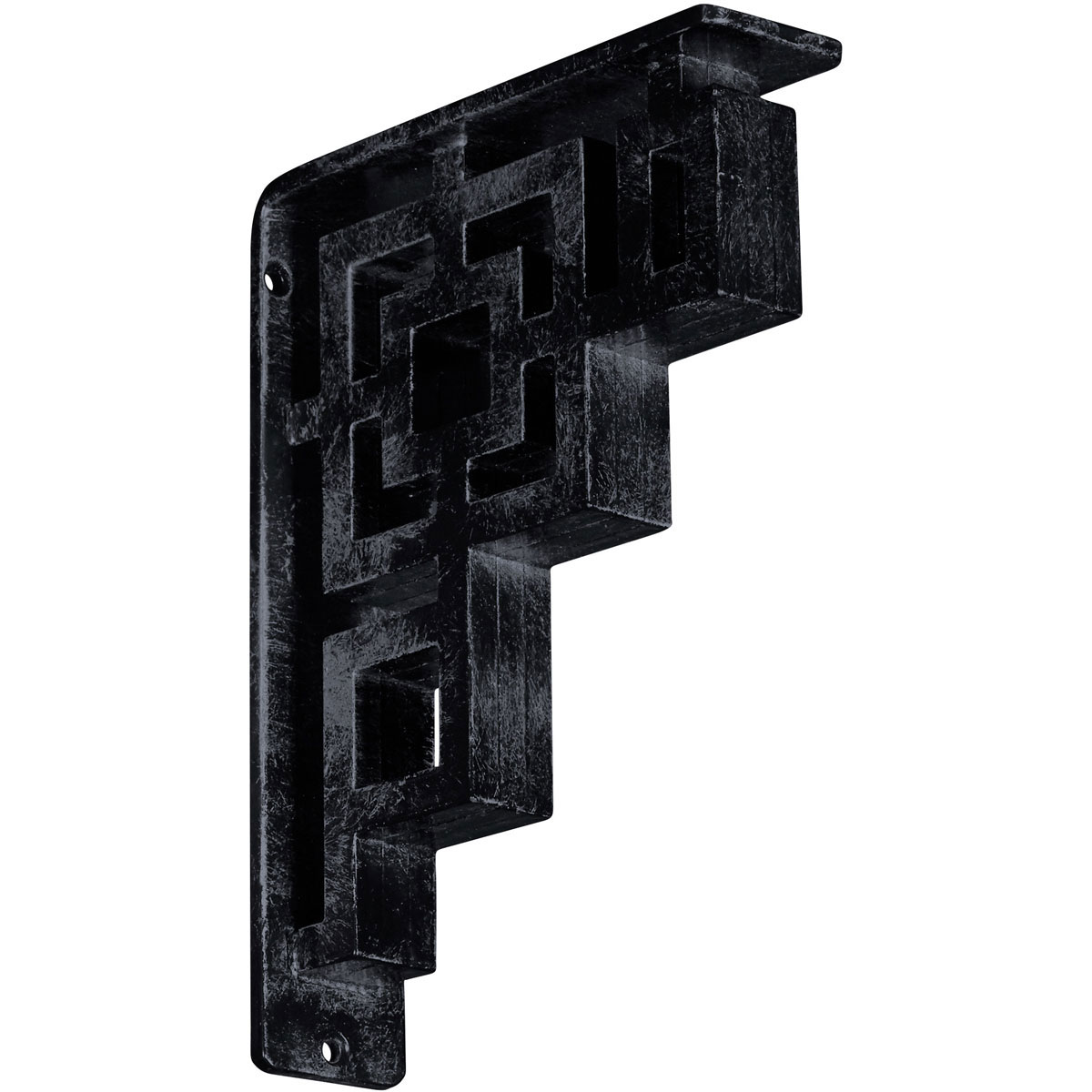 1 1/2"W X 12"D X 15"H Eris Wrought Iron , (Single Center Brace), Antiqued Bronze Furniture > Cabinets & Storage > Ironing Centers Ekena Millwork 2"W x 7 1/2"D x 10"H Antiqued Pewter