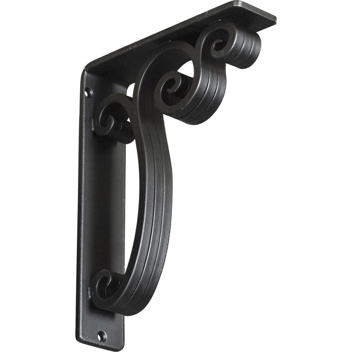 1 1/2"W X 7 1/2"D X 10"H Avery Wrought Iron , (Single Center Brace), Antiqued Bronze Furniture > Cabinets & Storage > Ironing Centers Ekena Millwork 2"W x 7 1/2"D x 10"H Powder Coated Black