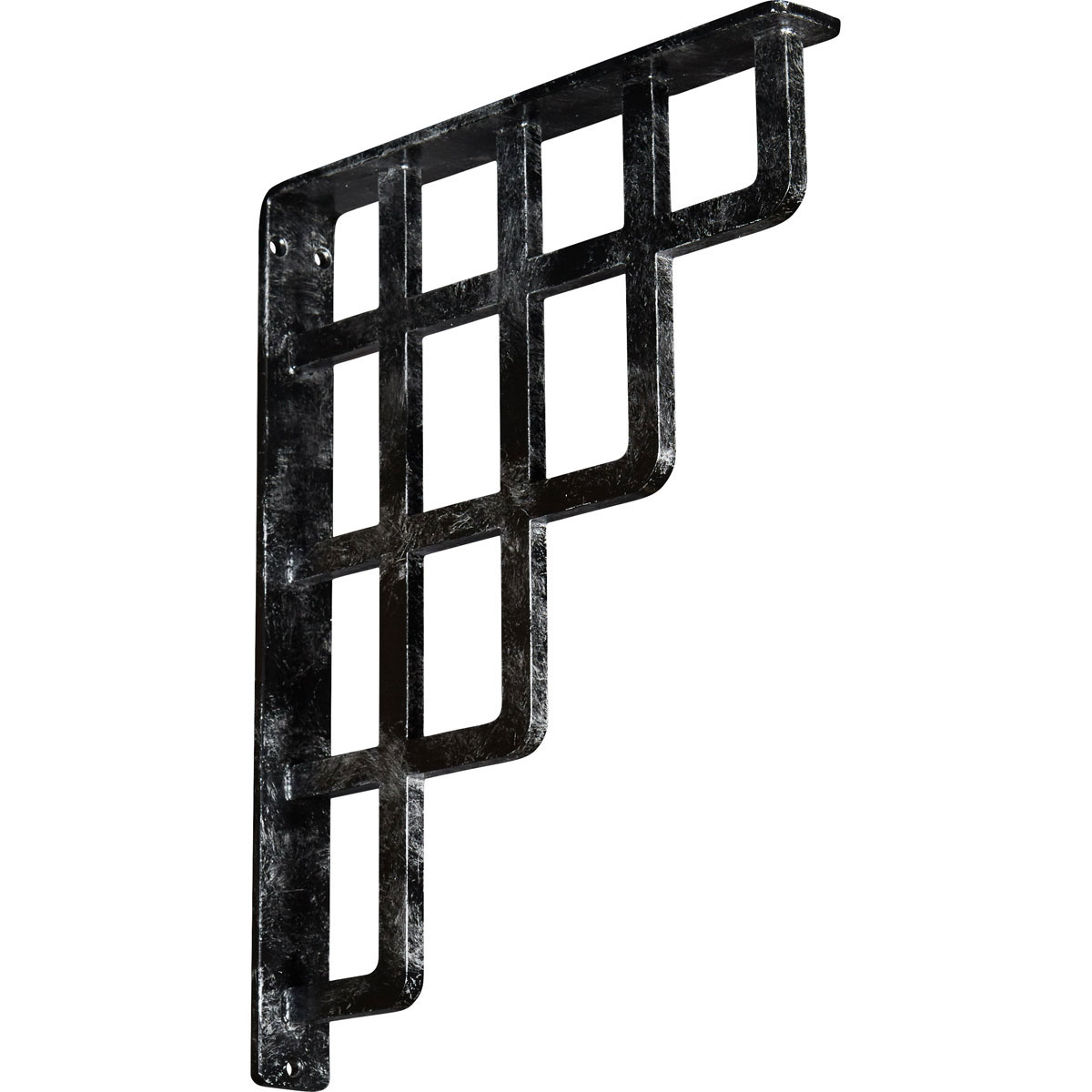 1 1/2"W X 12"D X 15"H Diane Wrought Iron , (Single Center Brace), Antiqued Copper Furniture > Cabinets & Storage > Ironing Centers Ekena Millwork 1 1/2"W x 12"D x 15"H Silver