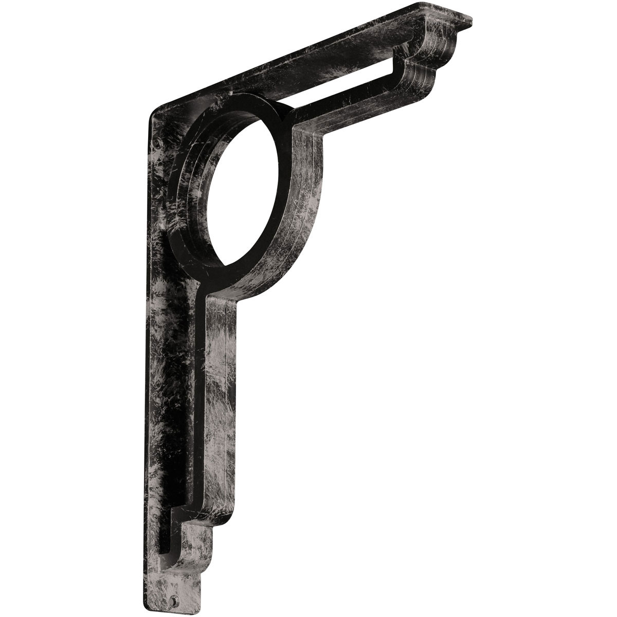 1 1/2"W X 12"D X 15"H Maria Wrought Iron , (Single Center Brace), Antiqued Pale Gold Furniture > Cabinets & Storage > Ironing Centers Ekena Millwork 2" W x 12" D x 15" H Antiqued Warm Silver
