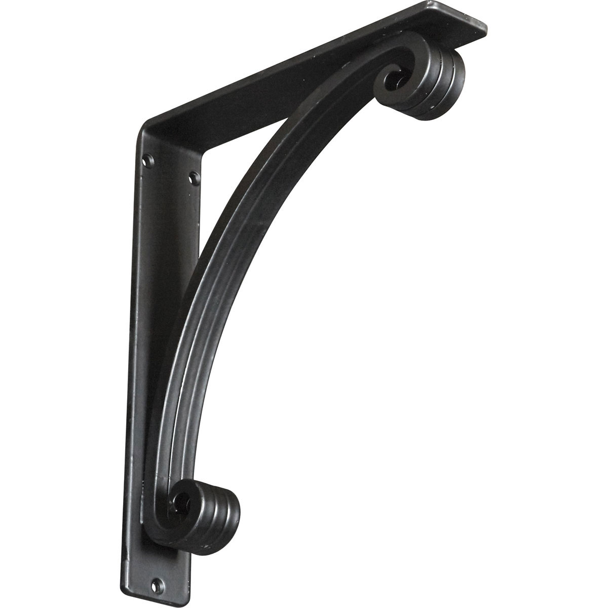 2"W X 12"D X 15"H Legacy Wrought Iron , (Triple Center Brace), Antiqued Brass Furniture > Cabinets & Storage > Ironing Centers Ekena Millwork 2" W x 10" D x 12" H Powder Coated Black