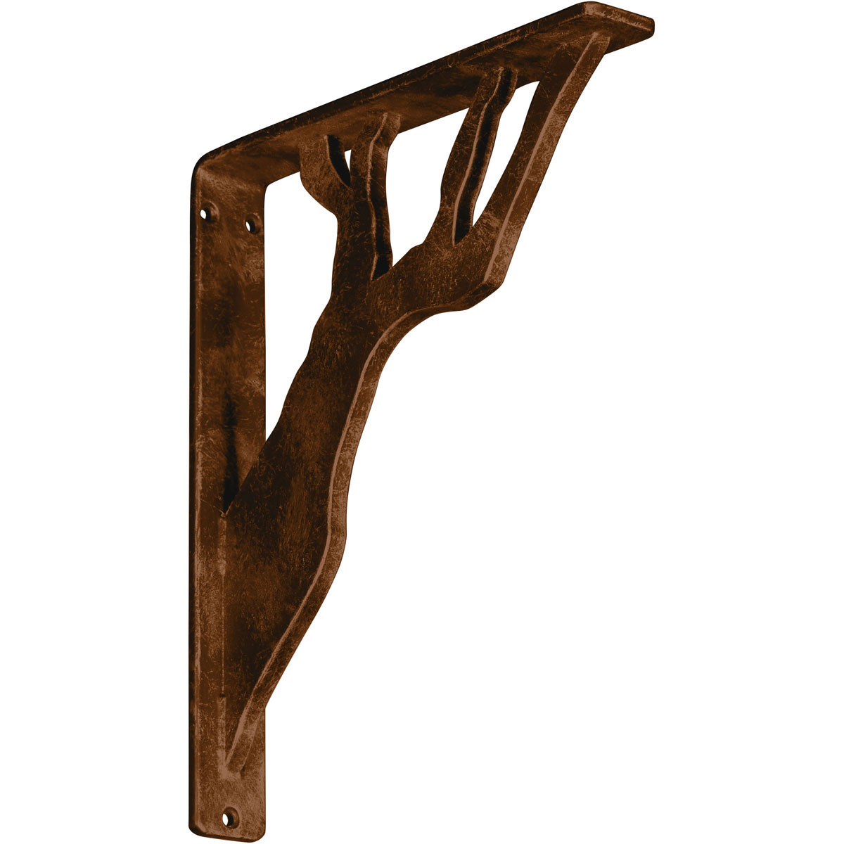 1 1/2"W X 12"D X 15"H Damon Wrought Iron , (Single Center Brace), Antiqued Copper Furniture > Cabinets & Storage > Ironing Centers Ekena Millwork 1 1/2"W x 10"D x 12"H Antiqued Bronze
