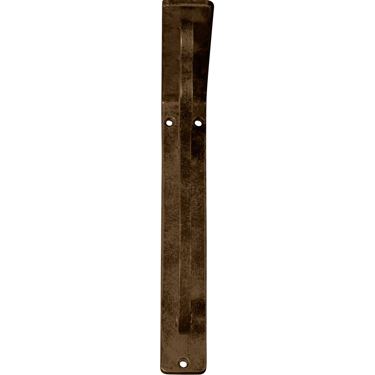 1 1/2"W X 7 1/2"D X 10"H Avery Wrought Iron , (Single Center Brace), Antiqued Bronze Furniture > Cabinets & Storage > Ironing Centers Ekena Millwork 1 1/2"W x 7 1/2"D x 10"H Antiqued Brass