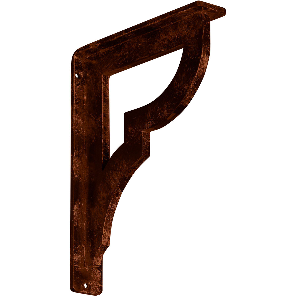 2"W X 12"D X 15"H Bradford Wrought Iron , (Triple Center Brace), Antiqued Bronze Furniture > Cabinets & Storage > Ironing Centers Ekena Millwork 1 1/2"W x 7 1/2"D x 10"H Antiqued Copper