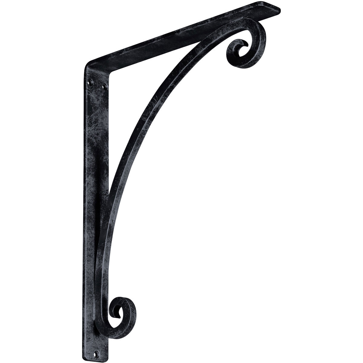 2"W X 12"D X 15"H Legacy Wrought Iron , (Triple Center Brace), Antiqued Brass Furniture > Cabinets & Storage > Ironing Centers Ekena Millwork 1 1/2"W x 12"D x 15"H Antiqued Pewter