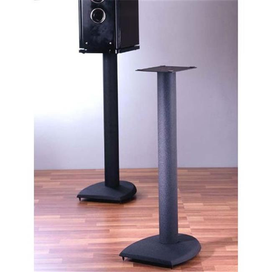 VTI Manufacturing DF19 19 In. H&#44; Iron Center Channel Speaker Stand - Black