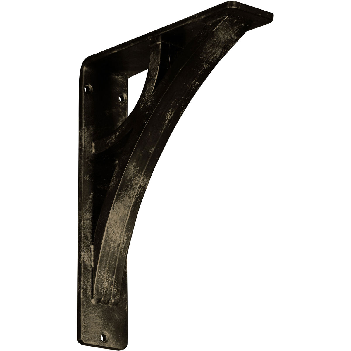 1 1/2"W X 5 1/2"D X 8"H Galveston Wrought Iron , (Single Center Brace), Antiqued Copper