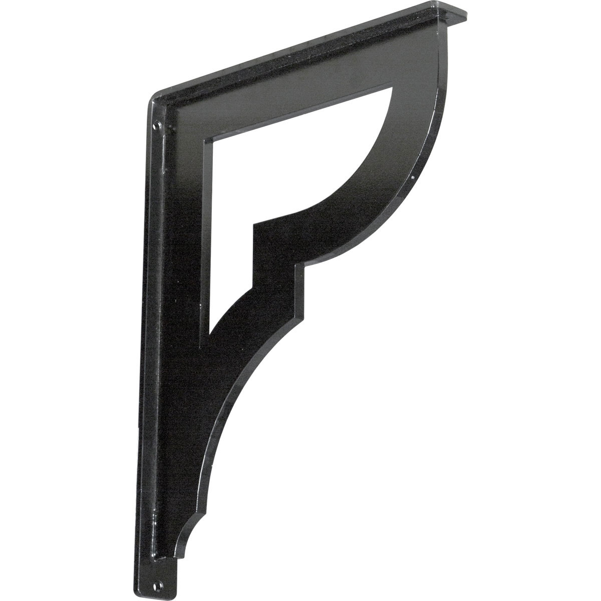 2"W X 12"D X 15"H Bradford Wrought Iron , (Triple Center Brace), Antiqued Bronze Furniture > Cabinets & Storage > Ironing Centers Ekena Millwork 1 1/2"W x 12"D x 15"H Powder Coated Black