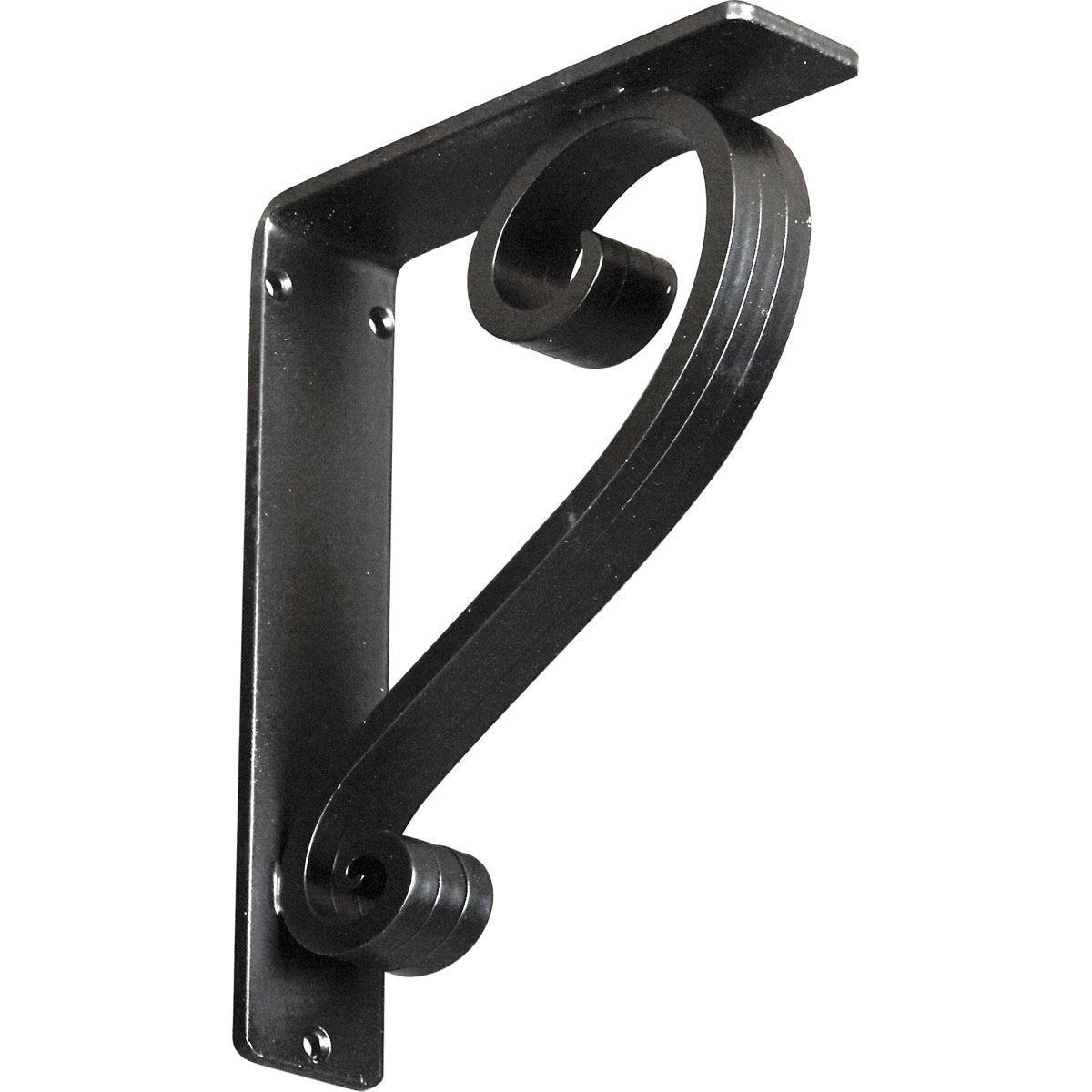 1 1/2"W X 10"D X 12"H Edwards Wrought Iron , (Single Center Brace), Antiqued Brass Furniture > Cabinets & Storage > Ironing Centers Ekena Millwork 2"W x 7 1/2"D x 10"H Powder Coated Black