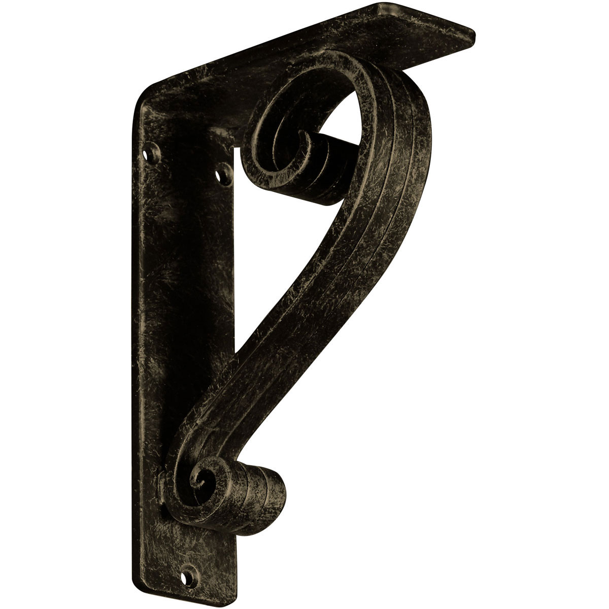 1 1/2"W X 10"D X 12"H Edwards Wrought Iron , (Single Center Brace), Antiqued Brass Furniture > Cabinets & Storage > Ironing Centers Ekena Millwork 2"W x 5 1/2"D x 8"H Antiqued Pale Gold