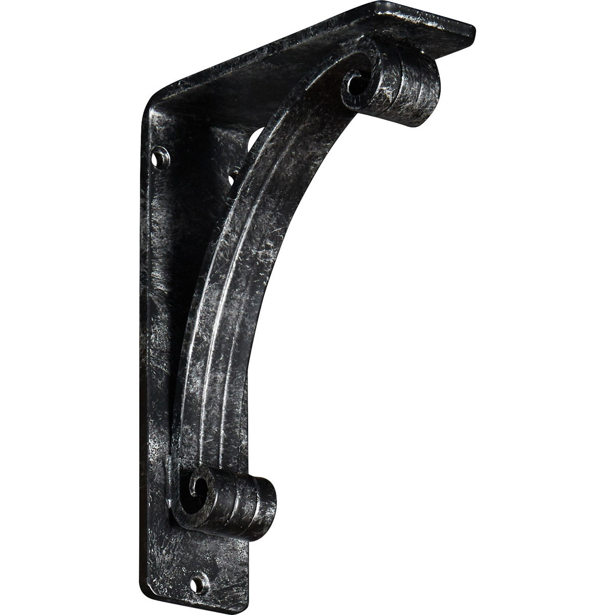 2"W X 10"D X 12"H Legacy Wrought Iron , (Triple Center Brace), Antiqued Copper Furniture > Cabinets & Storage > Ironing Centers Ekena Millwork 2"W x 5 1/2"D x 8"H Antiqued Silver