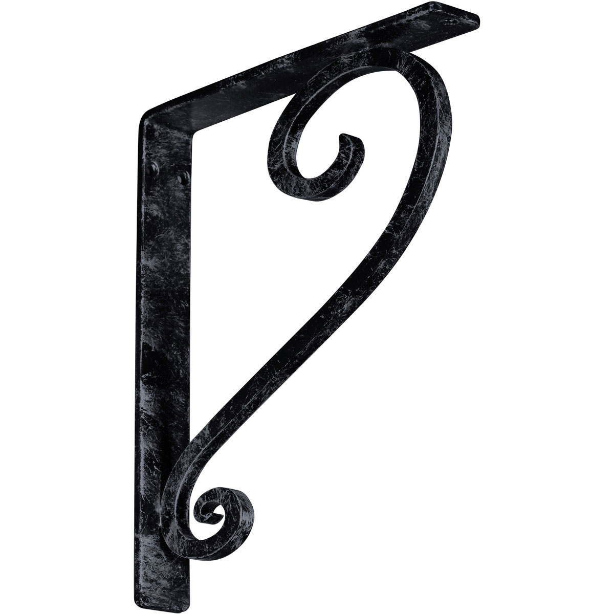 1 1/2"W X 10"D X 12"H Edwards Wrought Iron , (Single Center Brace), Antiqued Brass Furniture > Cabinets & Storage > Ironing Centers Ekena Millwork 1 1/2"W x 10"D x 12"H Antiqued Pewter