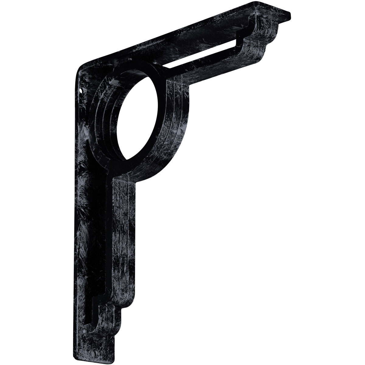 1 1/2"W X 7 1/2"D X 10"H Maria Wrought Iron , (Single Center Brace), Antiqued Brass Furniture > Cabinets & Storage > Ironing Centers Ekena Millwork 2" W x 10" D x 12" H Antiqued Pewter