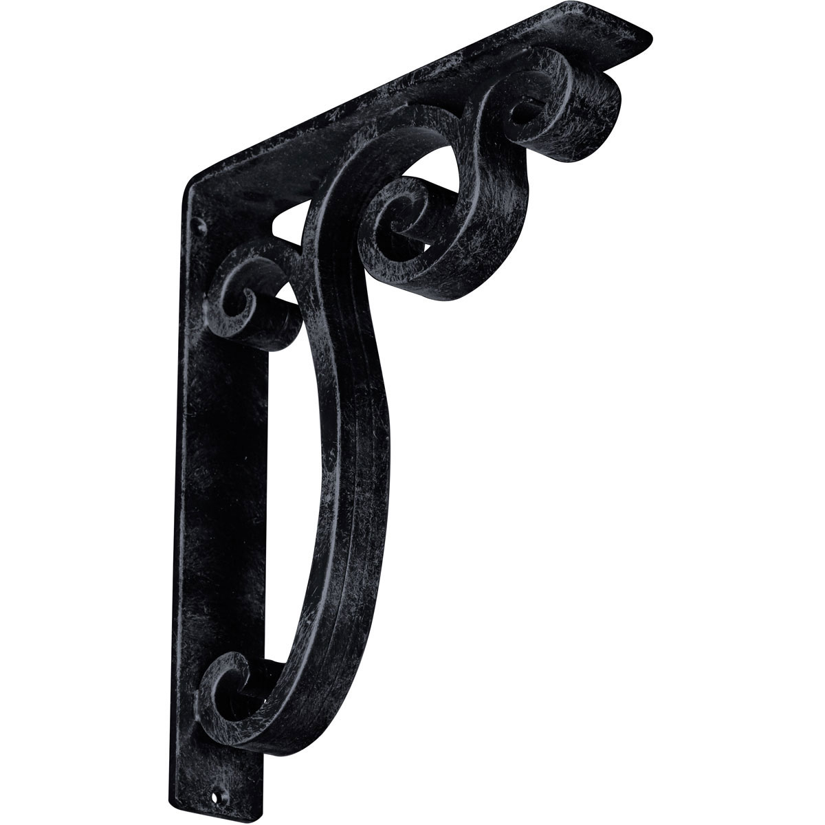 1 1/2"W X 7 1/2"D X 10"H Avery Wrought Iron , (Single Center Brace), Antiqued Pale Gold Furniture > Cabinets & Storage > Ironing Centers Ekena Millwork 2" W x 10" D x 12" H Antiqued Pewter