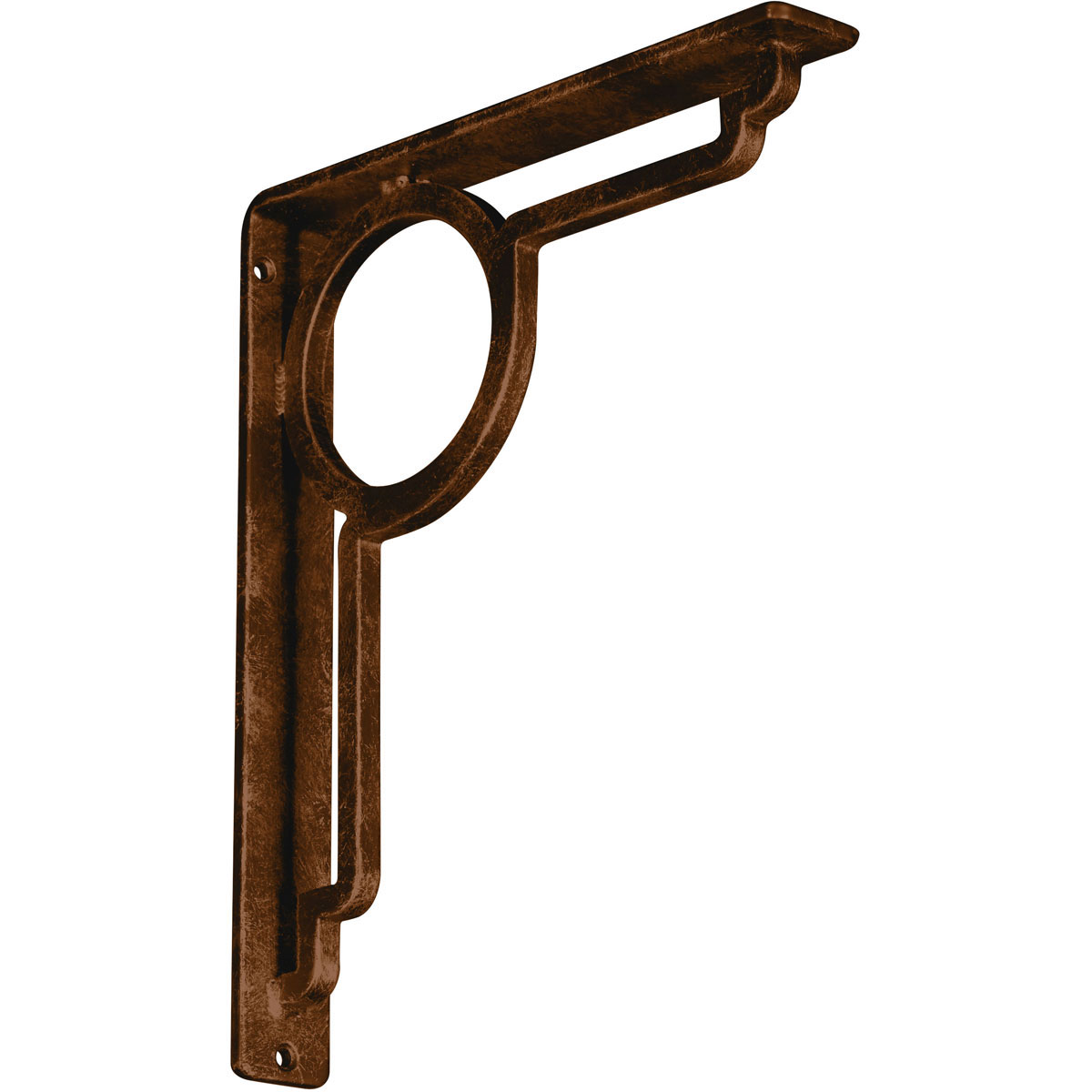 1 1/2"W X 12"D X 15"H Maria Wrought Iron , (Single Center Brace), Antiqued Pale Gold Furniture > Cabinets & Storage > Ironing Centers Ekena Millwork 1 1/2"W x 10"D x 12"H Antiqued Bronze