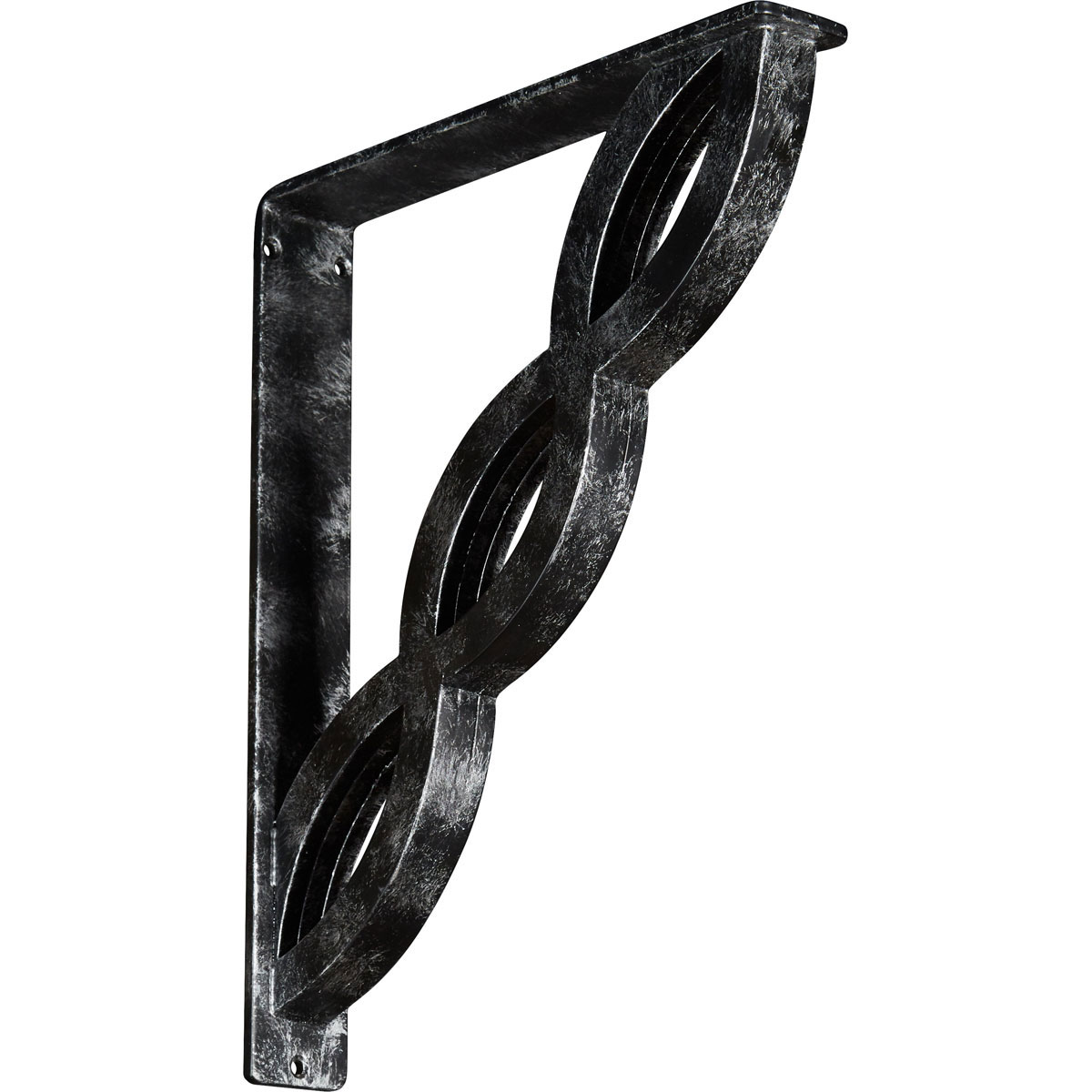 1 1/2"W X 10"D X 12"H Loera Wrought Iron , (Single Center Brace), Antiqued Brass Furniture > Cabinets & Storage > Ironing Centers Ekena Millwork 2" W x 12" D x 15" H Antiqued Silver