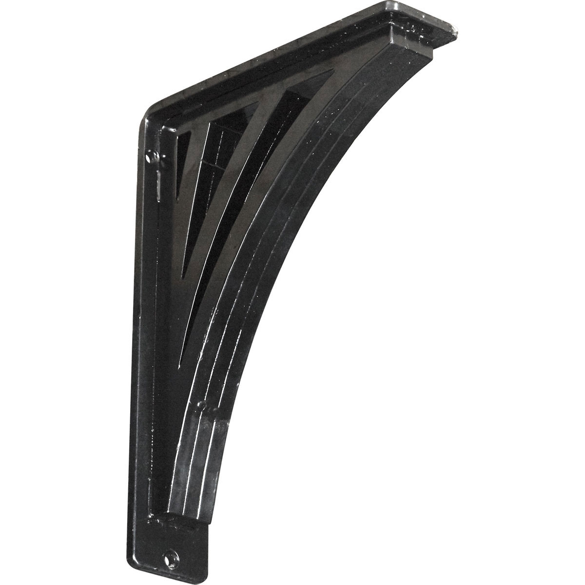 1 1/2"W X 7 1/2"D X 10"H Nevio Wrought Iron , (Single Center Brace), Antiqued Pale Gold Furniture > Cabinets & Storage > Ironing Centers Ekena Millwork 2"W x 7 1/2"D x 10"H Antiqued Bronze