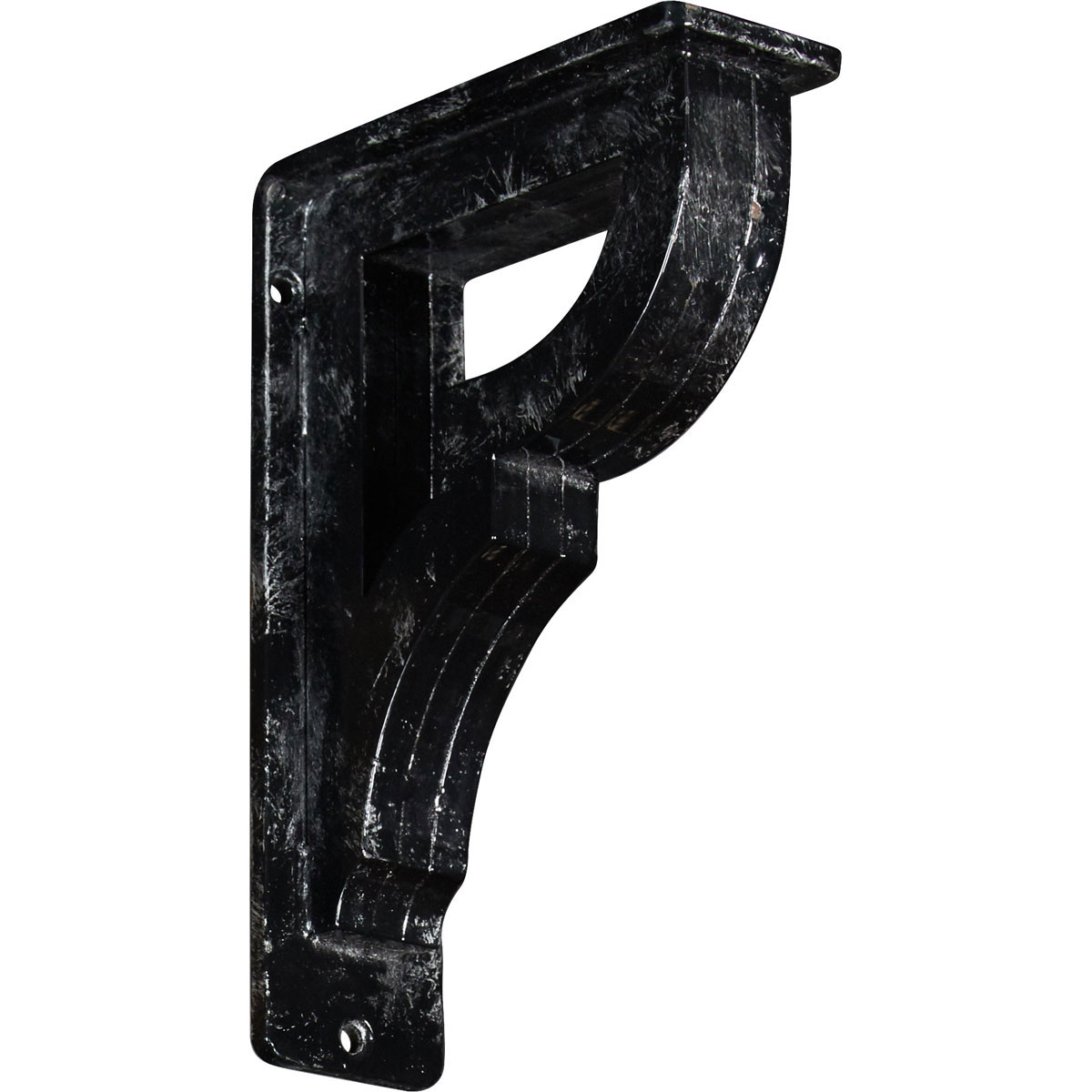 2"W X 12"D X 15"H Bradford Wrought Iron , (Triple Center Brace), Antiqued Bronze Furniture > Cabinets & Storage > Ironing Centers Ekena Millwork 2"W x 5 1/2"D x 8"H Silver