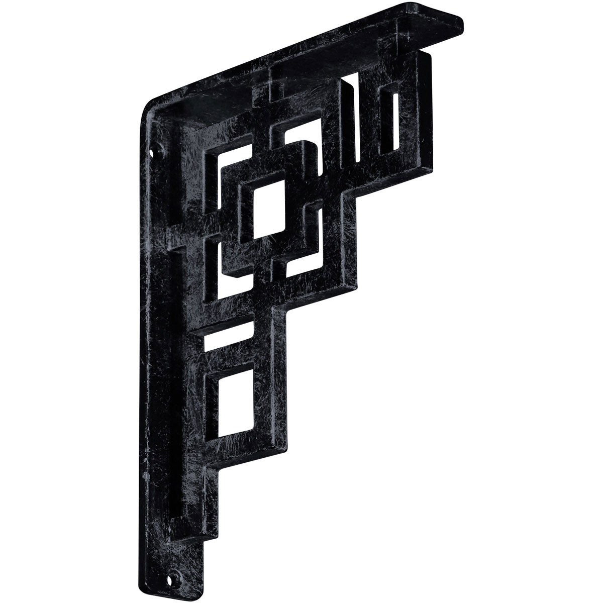 1 1/2"W X 12"D X 15"H Eris Wrought Iron , (Single Center Brace), Antiqued Bronze Furniture > Cabinets & Storage > Ironing Centers Ekena Millwork 1 1/2"W x 7 1/2"D x 10"H Antiqued Pewter