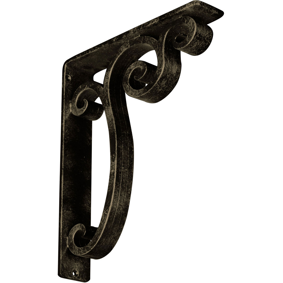 1 1/2"W X 7 1/2"D X 10"H Avery Wrought Iron , (Single Center Brace), Antiqued Pale Gold Furniture > Cabinets & Storage > Ironing Centers Ekena Millwork 2" W x 10" D x 12" H Antiqued Pale Gold