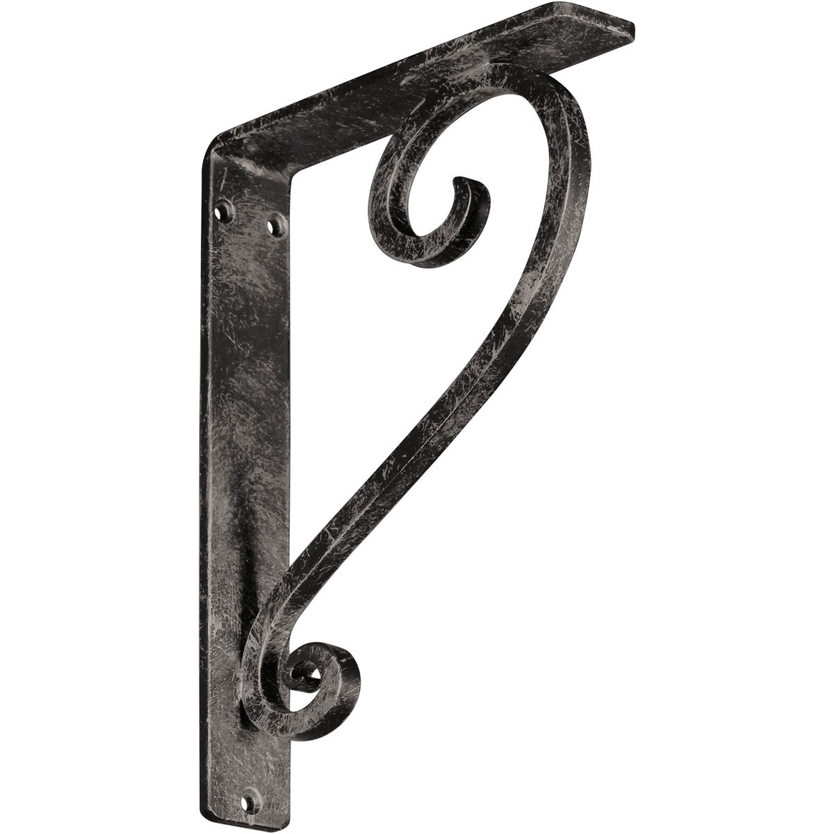 1 1/2"W X 10"D X 12"H Edwards Wrought Iron , (Single Center Brace), Antiqued Brass Furniture > Cabinets & Storage > Ironing Centers Ekena Millwork 1 1/2"W x 7 1/2"D x 10"H Antiqued Warm Silver