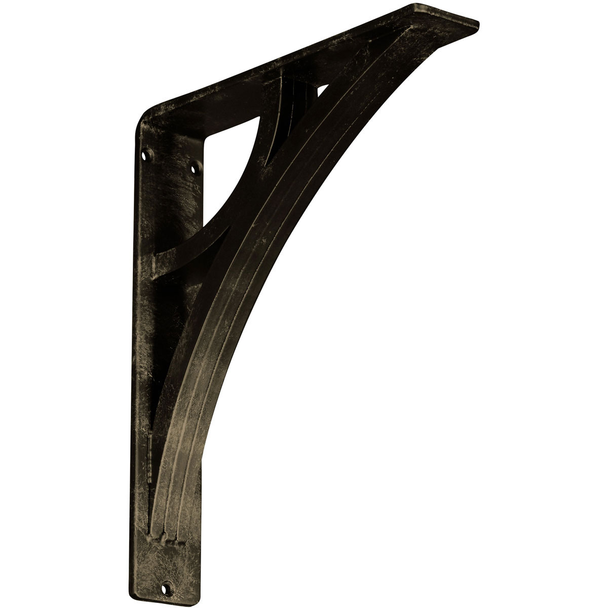 1 1/2"W X 5 1/2"D X 8"H Galveston Wrought Iron , (Single Center Brace), Antiqued Copper Furniture > Cabinets & Storage > Ironing Centers Ekena Millwork 2" W x 10" D x 12" H Antiqued Pale Gold